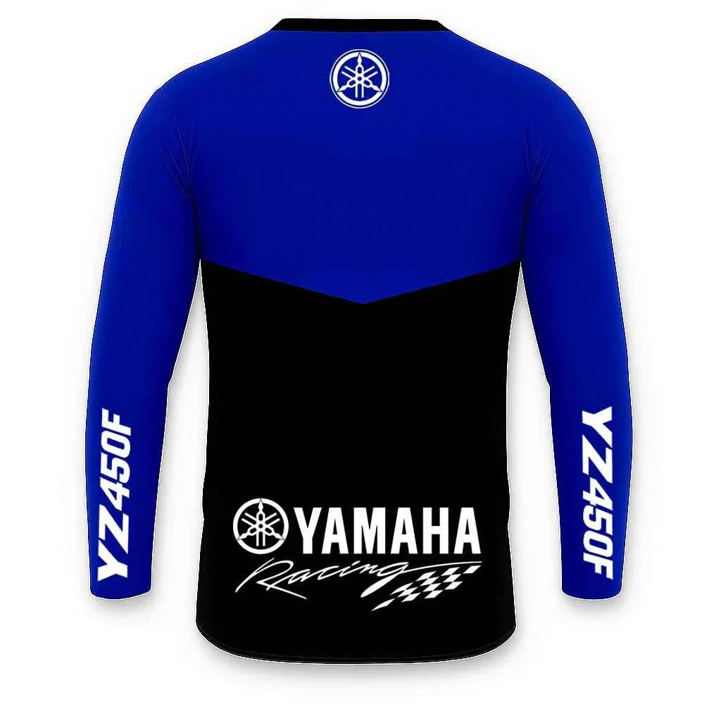 Yamaha New MXGP Super Motocross Racing Jersey Men And Women Oversized Breathable And Quick Drying Motorcycle Riding T-Shirt