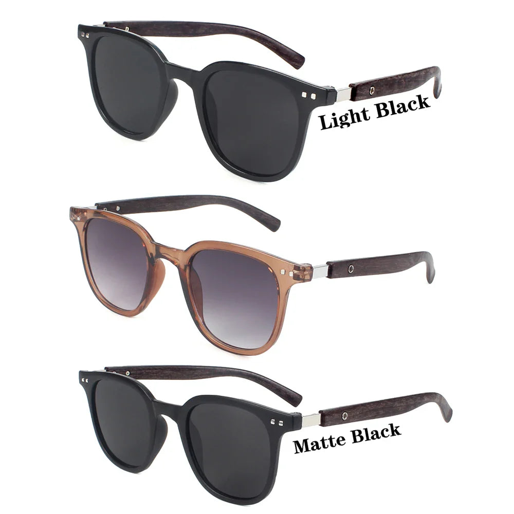 Men’s Vintage PC Frame Sunglasses - Classic Brand Driving Eyewear with Coating Lens