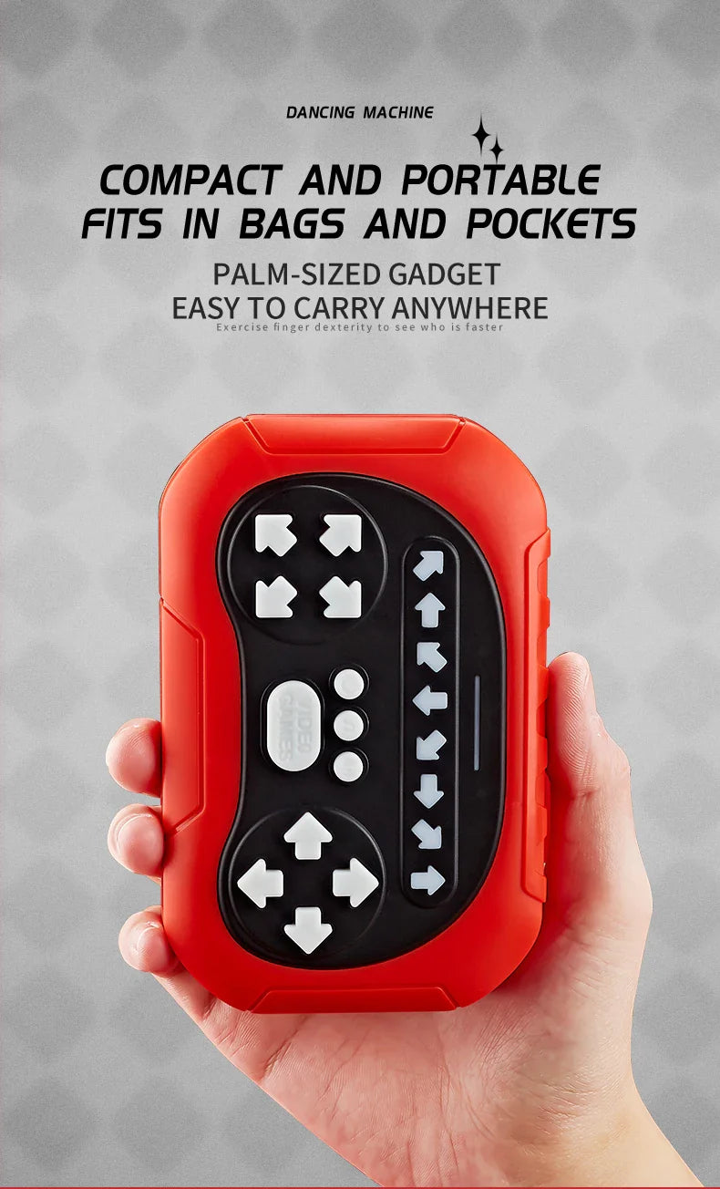 Fast Music Rhythm Quick Push Game - Finger Dance Handheld Game for Hand-Eye Coordination - Halloween/Thanksgiving/Christmas Gift